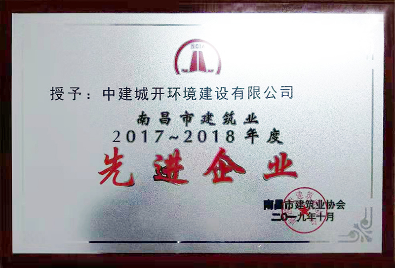 2017-2018年先进企业