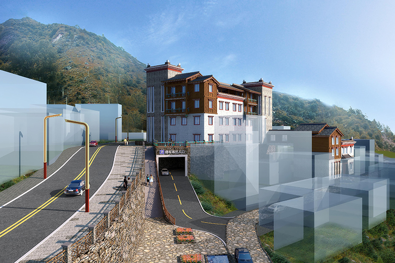 阿坝州小金县四姑娘山镇金峰村旅游基础设施